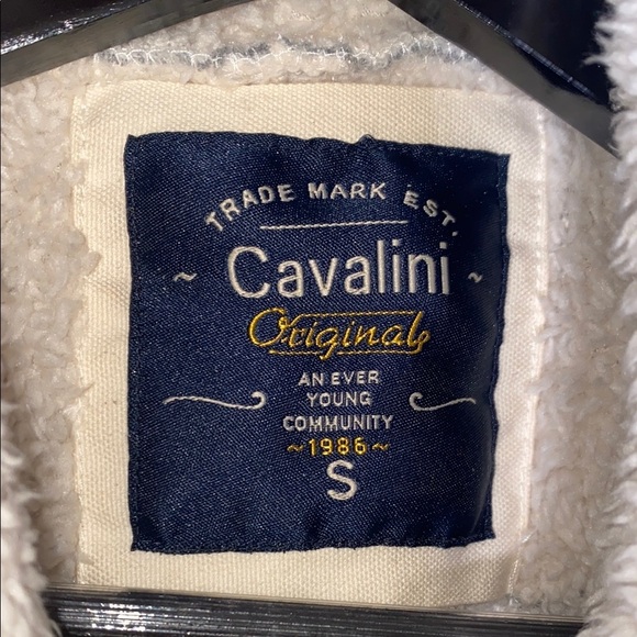 Cavalini Original Women's Sweatshirt Small Gray Loose Sleeveless Open Vest - Picture 2 of 6